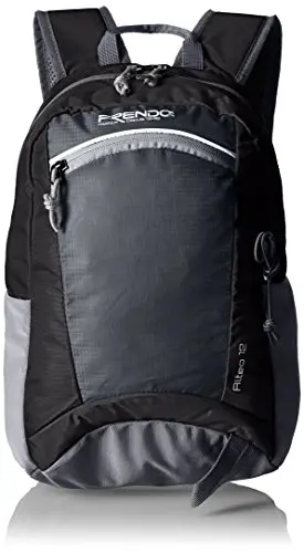 FRENDO ALTEO 12 - Mochila Negra 12L para Excursiones y Ciclismo