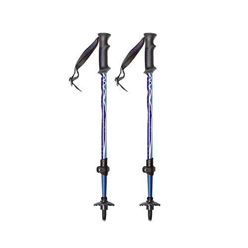 FRENDO Bastón Montagne Kid II Azul - Pack 2 Bastones Telescópicos Aluminio para Niños