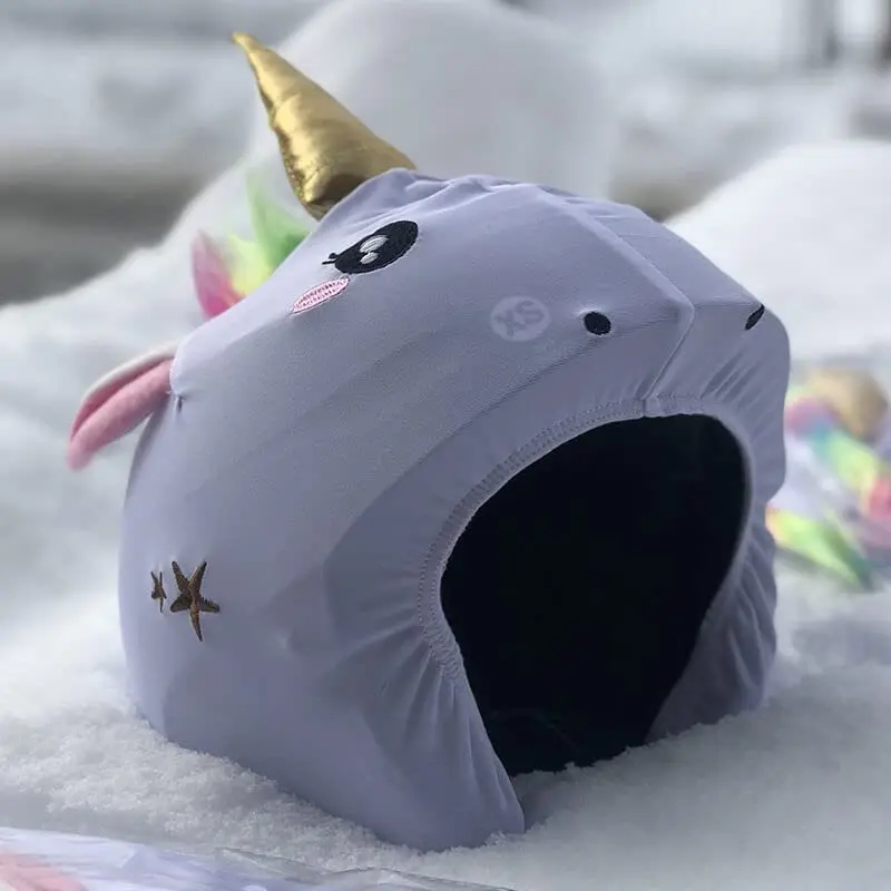 FRENDO Couvre Casque 3D LICORNE - Funda Protectora de Casco con Diseño de Unicornio