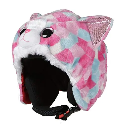 FRENDO Couvre Casque BD Luxe SPOTEED CAT - Funda Protectora Premium para Casco