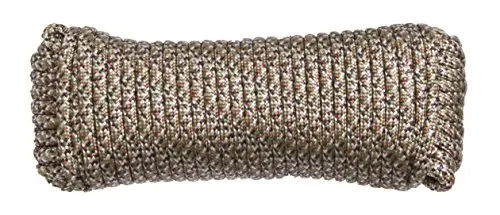 FRENDO Paracorde Gris 20m - Cuerda Paracaídas 4mm 250kg Resistencia 32 Hilos