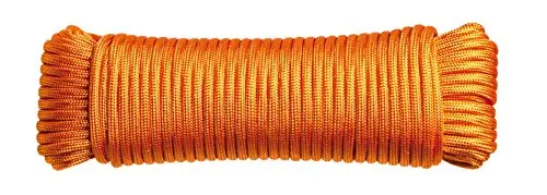 FRENDO Paracorde Orange 10 Metros - Cuerda Paracaídas Resistente 4mm Diámetro