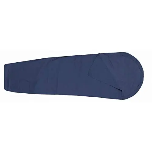 FRENDO Saco de Dormir Sarcófago Policotón 20% Algodón 80% Poliéster - Camping y Montaña