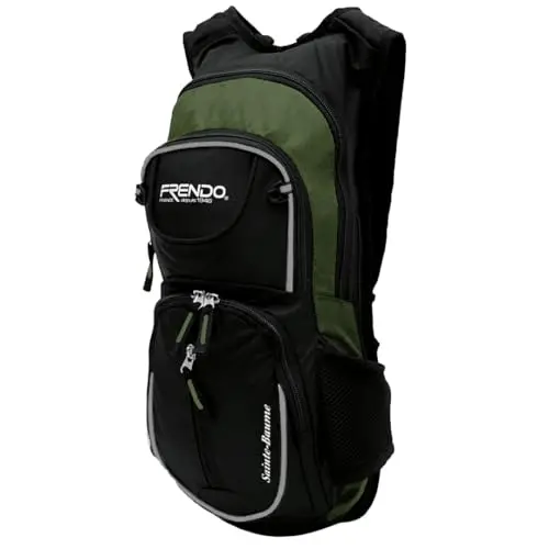 FRENDO SAINTE-BAUME KAKI - Mochila de Montaña 9L con Espalda Ventilada 3D Mesh