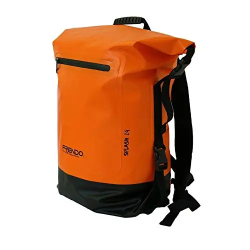 FRENDO SPLASH 24 - Saco Estanco Naranja 24L Tarpaulin Impermeable para Deportes Acuáticos