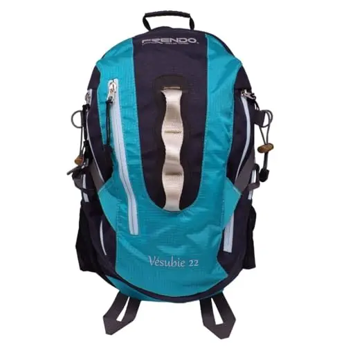 FRENDO VESUBIE 16 - Mochila Senderismo Impermeable 16L Nylon con Funda Lluvia