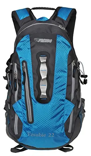 FRENDO VESUBIE 22 BLEU - Mochila de Senderismo 22 Litros con Múltiples Compartimentos