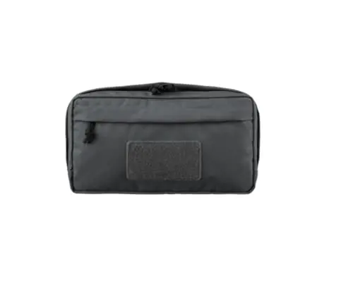 FRONT FLAP ADMIN POUCH - Czarny