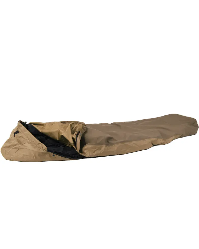 Funda Vivac Mil-Tec 3 Capas Impermeable Coyote - Protección Modular para Saco de Dormir