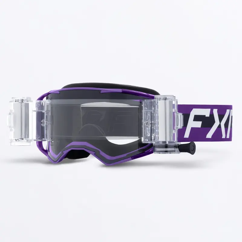 FXR FACTORY RIDE ROLL-OFF GOGGLE 26-PURPLE