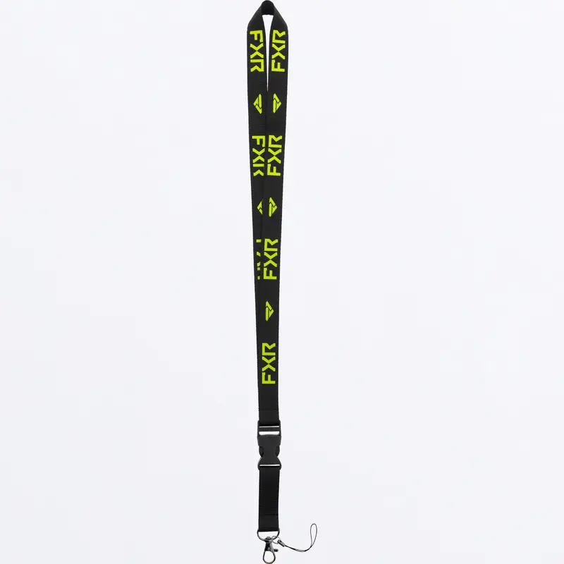 FXR LANYARD 24-BLACK/HIVIS