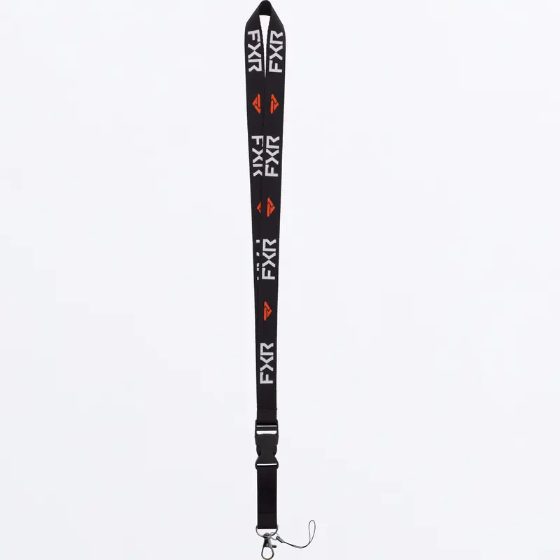 FXR LANYARD 24-BLACK/ORANGE