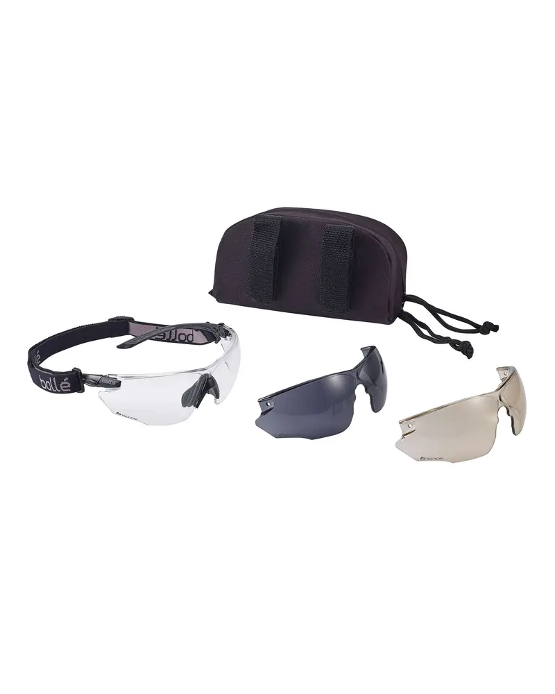 Gafas de Protección Bollé Combat Negras - Gafas Tácticas de Seguridad