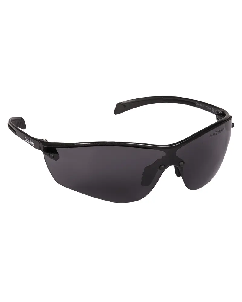 Gafas de Protección Bollé Silium+ Smoke - Lentes Ahumadas Antivaho Ultraligeras