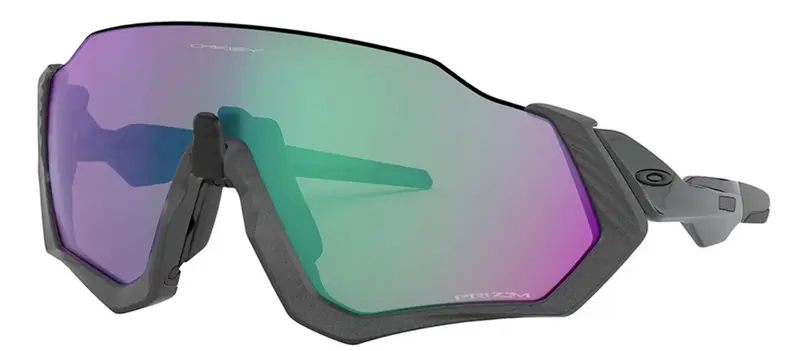 Gafas Oakley Flight Jacket Matte Steel con lentes Prizm Road Jade