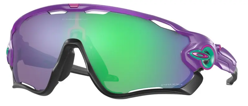 Gafas Oakley Jawbreaker Lila Eléctrico con lentes Prizm Jade