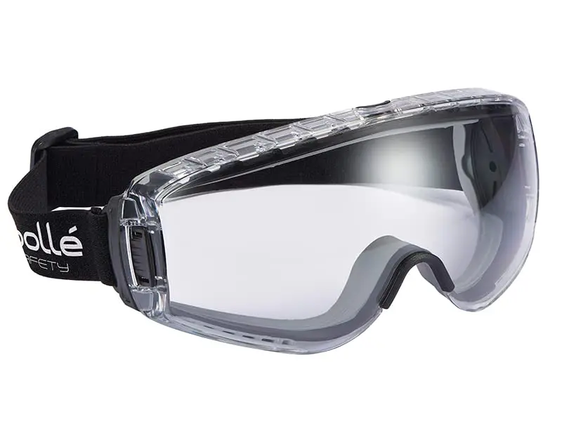 Gafas Panorámicas Bollé Pilot Transparentes - Protección Ocular de Seguridad