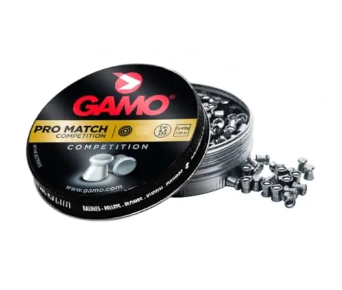 GAMO PRO-MATCH 500 Balines Calibre 4.5mm - Competición Alta Precisión