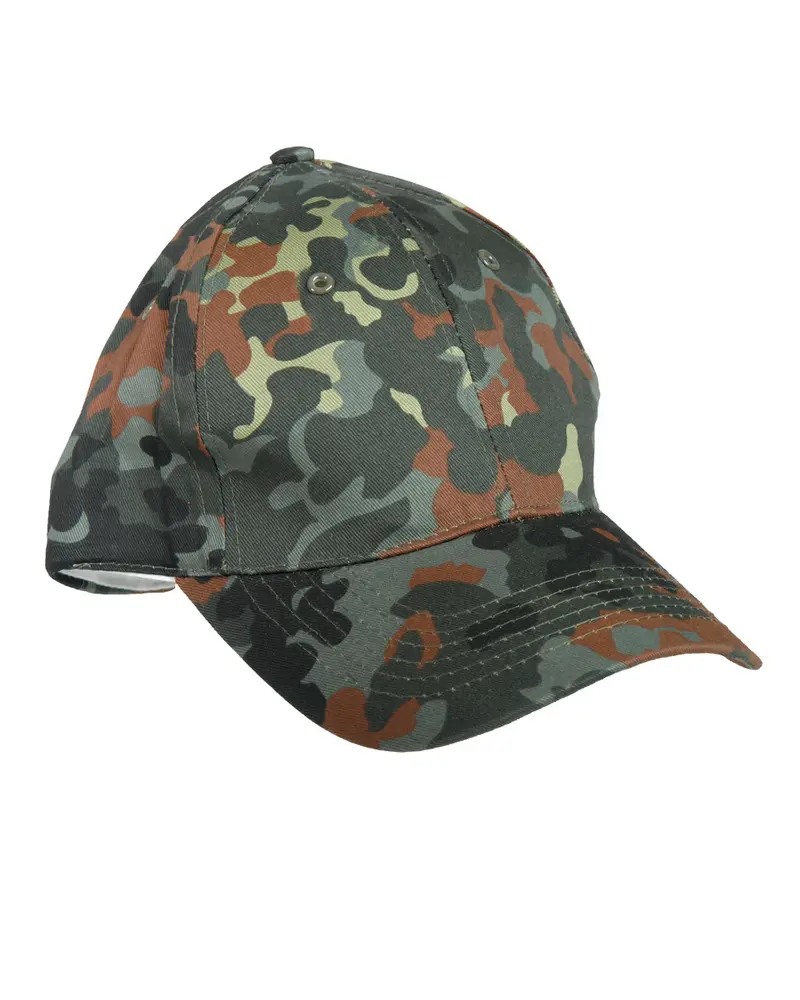 Gorra Baseball Mil-Tec Flecktarn - Camuflaje Militar Alemán Ajustable