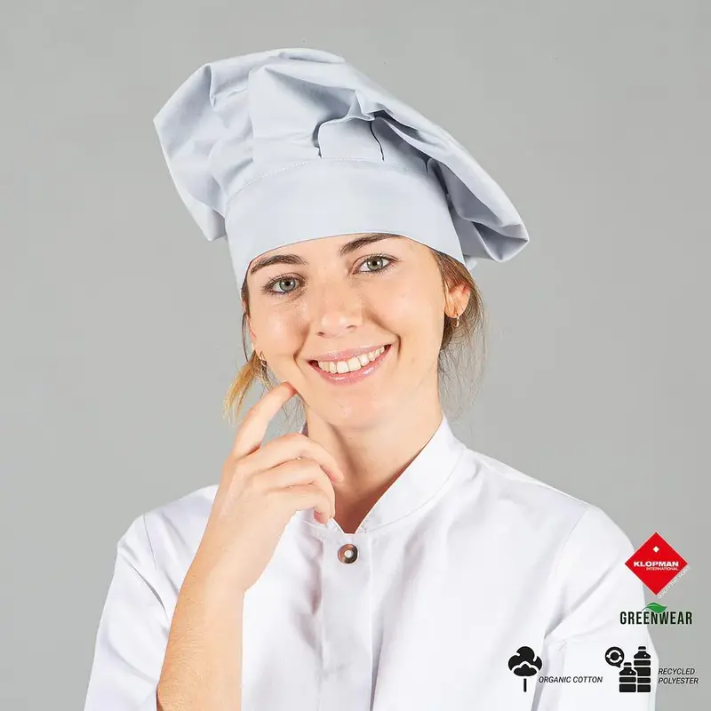 GORRO GRAN CHEF TEJIDO RECICLADO Y ORGANICO KLOPMAN