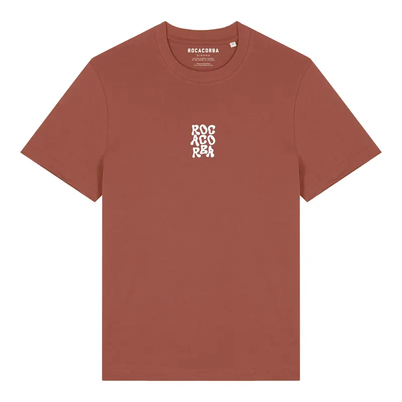 Groovy Oversized T-Shirt Rust