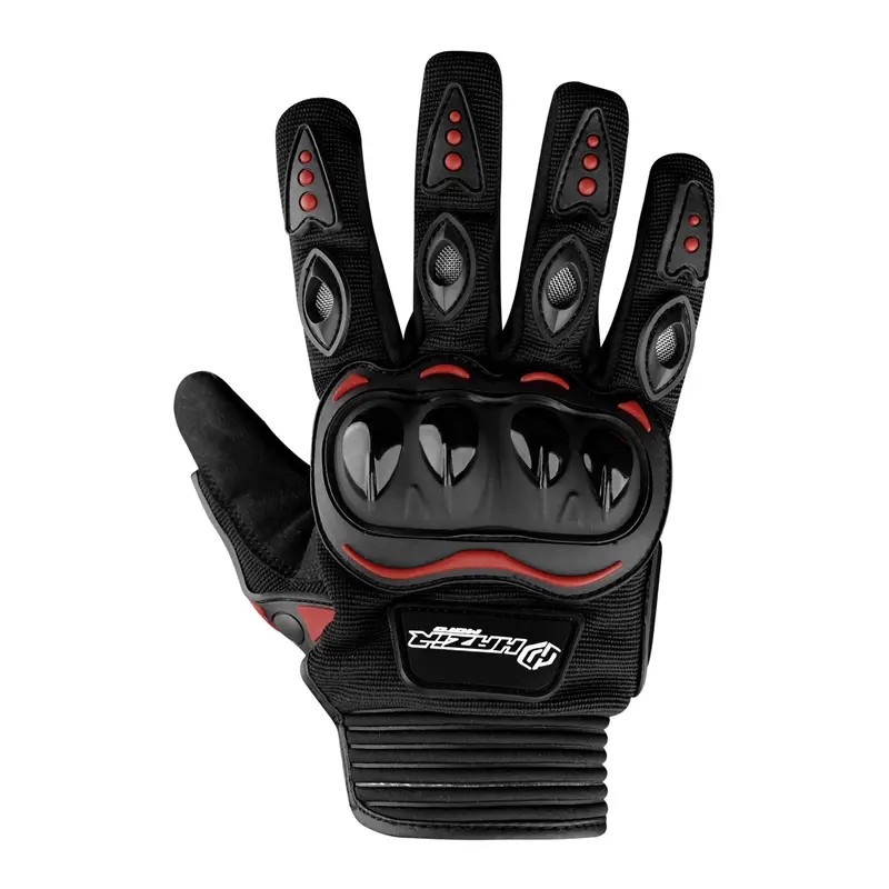 Guantes de Moto Rojo Unisex