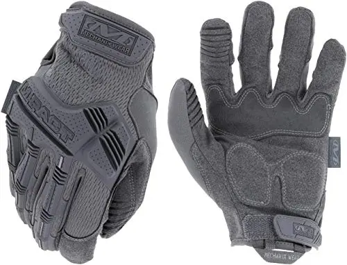 Guantes Mechanix Wear M-Pact Wolf Gris - Talla Medium