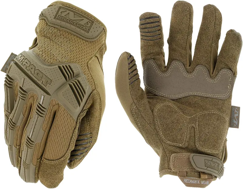 Guantes Tácticos Mechanix Wear M-Pact Core 3 Full Coyote Talla S - Protección Profesional