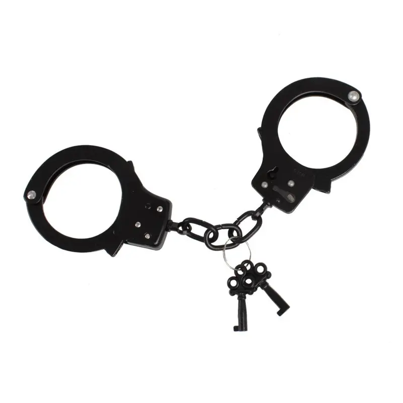HAND CUFFS SINGLE LOCK SCHWARZ O.GEW.AG