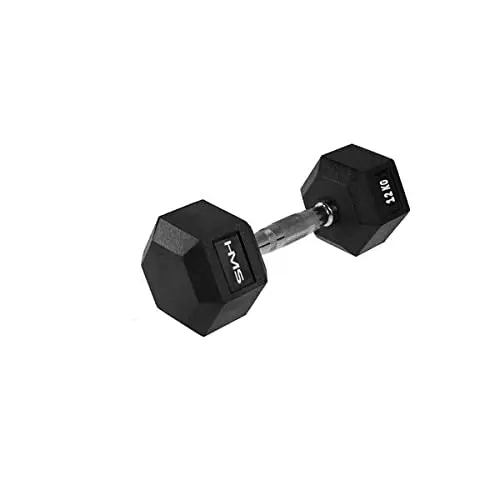 Hantel Hexagonal HMS Hex Pro 12 kg para Fitness