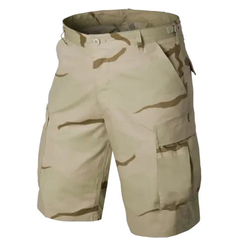 Helikon-Tex BDU Pantalones Cortos Tácticos Algodón Ripstop Caqui