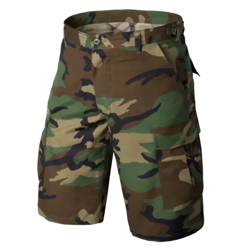 Helikon-Tex BDU Pantalones Cortos Tácticos Polialgodón Negro - Shorts Militares Profesionales