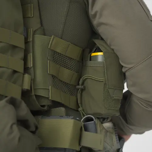 HELIKON-TEX Bolsa de Granada de Humo Táctica Negro - Funda MOLLE Ultraligera