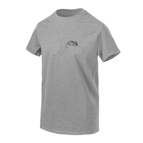 Helikon-Tex Camiseta Logotipo Negra Talla Large - Calidad Militar