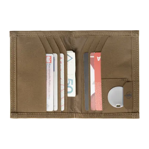 Helikon-Tex Cartera EDC Minimalista Táctica Negro - Ultracompacta 49g