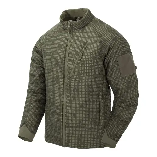 Helikon-Tex Chaqueta Wolfhound Climashield Apex 67 g – Desert Night Camo, verde, XL