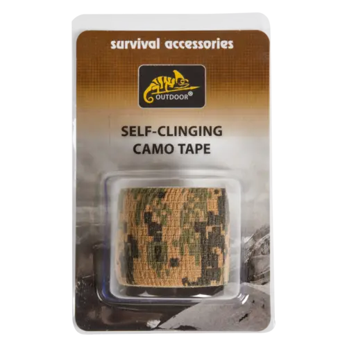 Helikon-Tex Cinta Camuflaje Autoadhesiva USMC Digital Woodland - Tape Táctico Sin Residuos