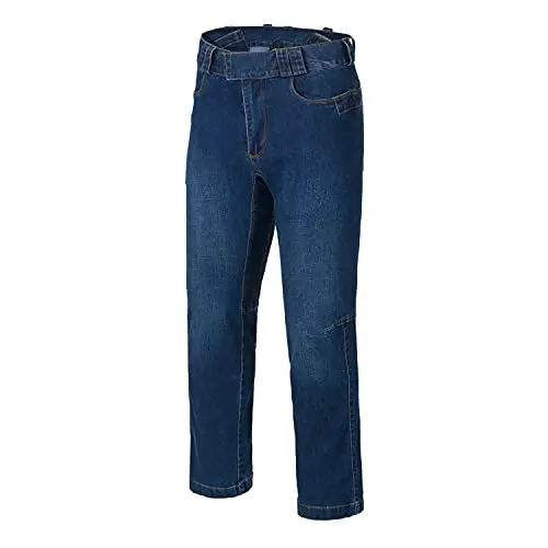 Helikon-Tex Covert Tactical Pants - Pantalones Tácticos Estilo Vaquero Azul Vintage