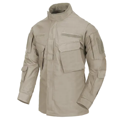 Helikon-Tex CPU Camiseta Cotton Ripstop Caqui Large - Resistente y Transpirable