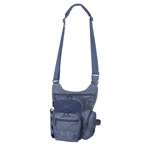 Helikon-Tex EDC Side Bag Melange Azul - Bolsa Táctica Lateral Multicompartimentos