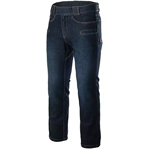 Helikon-Tex Grayman Tactical Jeans Slim Denim Mid Dark Blue 42W/32L - Pantalones Tácticos Hombre