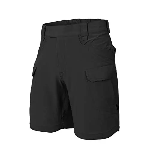 Helikon-Tex Pantalones Cortos Tácticos VersaStretch Lite 8.5" Negro XL - Outdoor Tactical