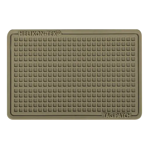 Helikon-Tex Parches PVC Etiqueta 60x40mm Coyote - Juego 3 Piezas Táctico