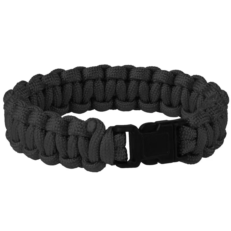 Helikon-Tex Pulsera de Supervivencia Táctica Negro - Herramientas Integradas Outdoor