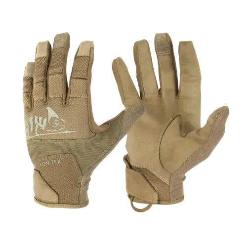 Helikon-Tex Range Hard Guantes Tácticos Negro/Shadow Grey Talla M - Protección Deportiva