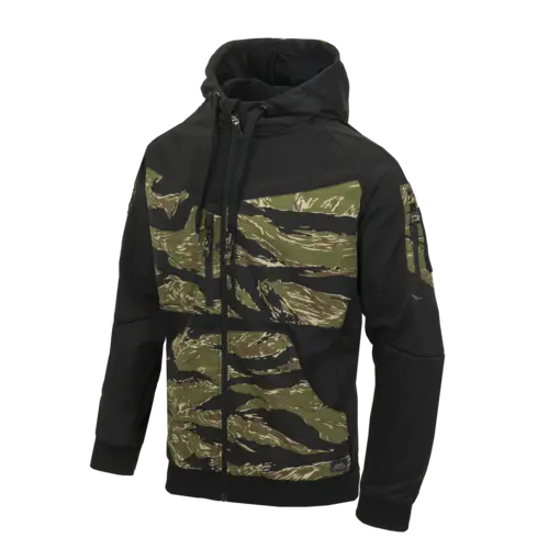 Helikon-Tex Rogue Hoodie Full Zip Negro Desert Night Camo - Sudadera Táctica Hombre