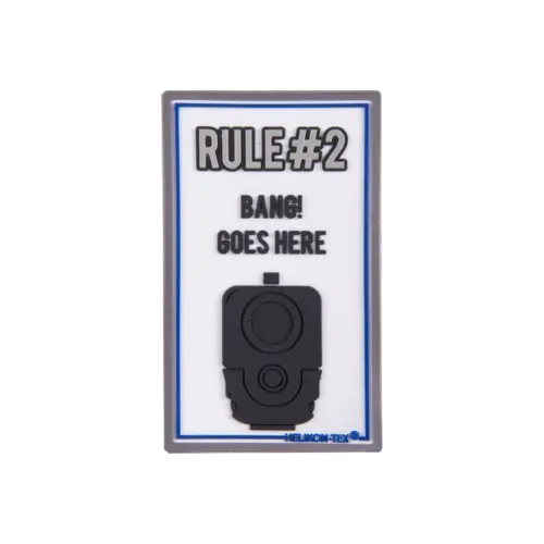 Helikon-Tex Rule#2 Parche Táctico Blanco - Equipamiento Profesional Outdoor
