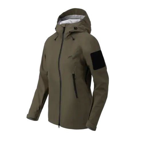 Helikon-Tex SQUALL - Chaqueta Rígida Mujer TorrentStretch Impermeable Negro Talla