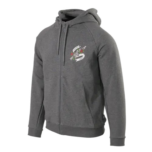 Helikon-Tex Sudadera con Capucha Come and Take it - Cremallera Completa Negro Talla