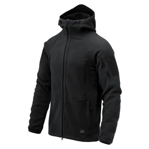 Helikon-Tex Sudadera Polar Patriot Jacket MK2 Negro Talla M - Chaqueta Táctica Premium